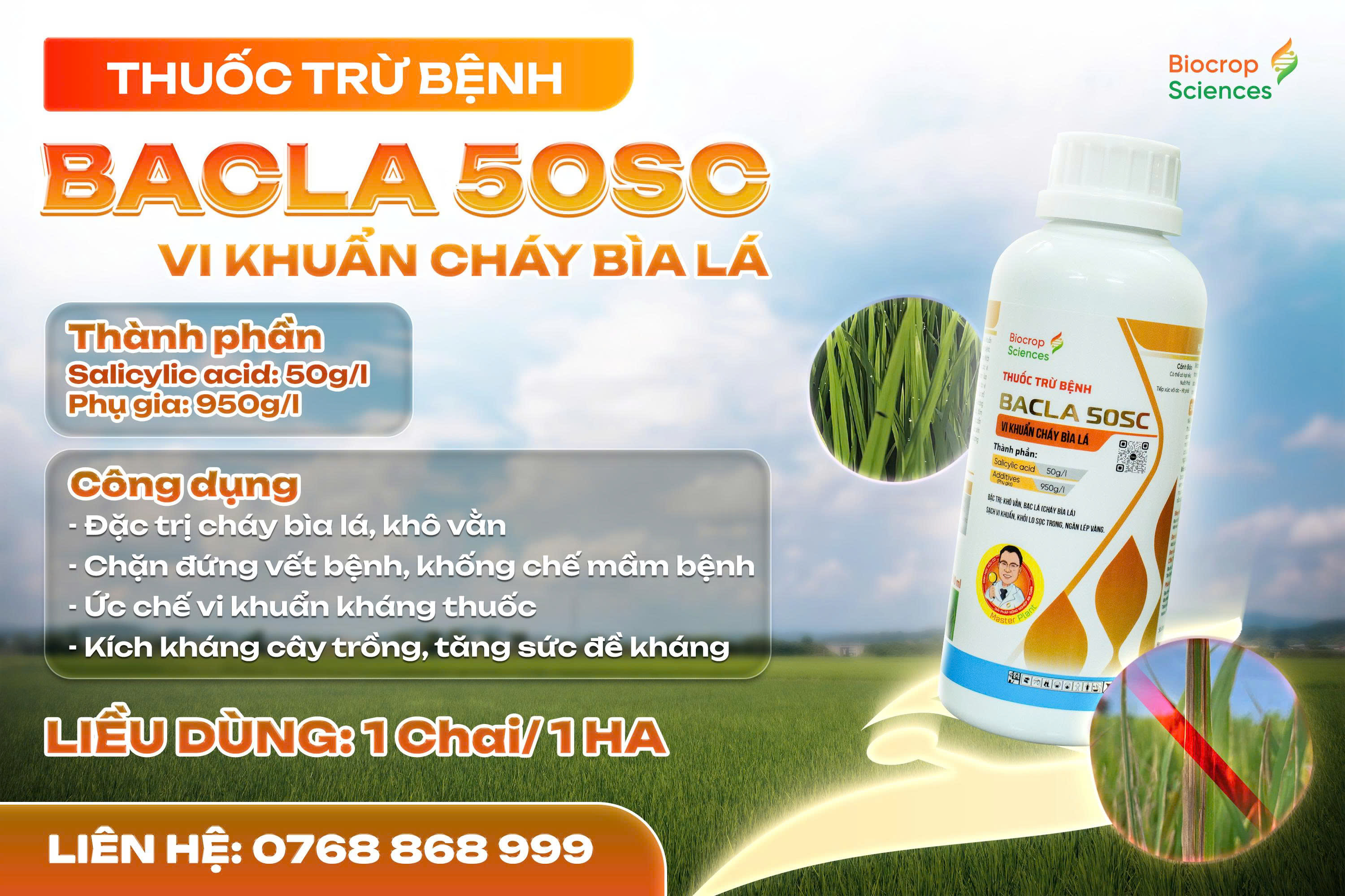 Công dụng của BACLA 50SC