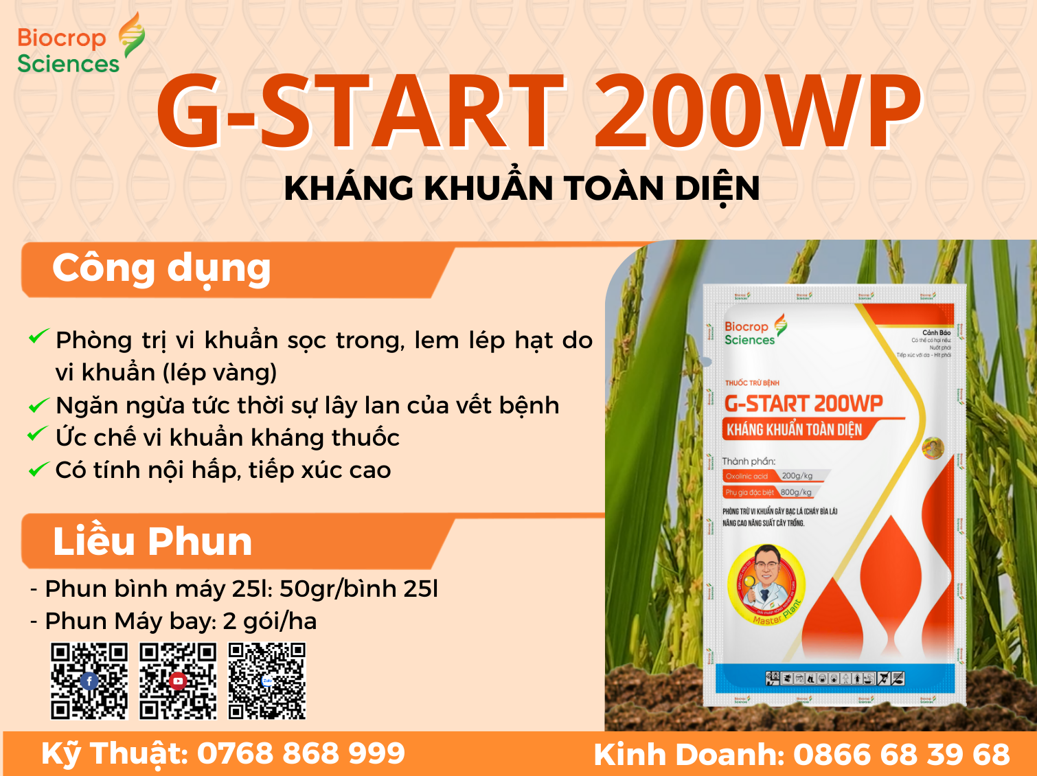 Công dụng của G-Start 200WP