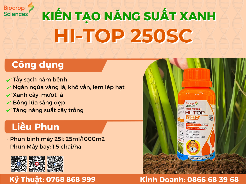 Công dụng của Hi-top 250SC