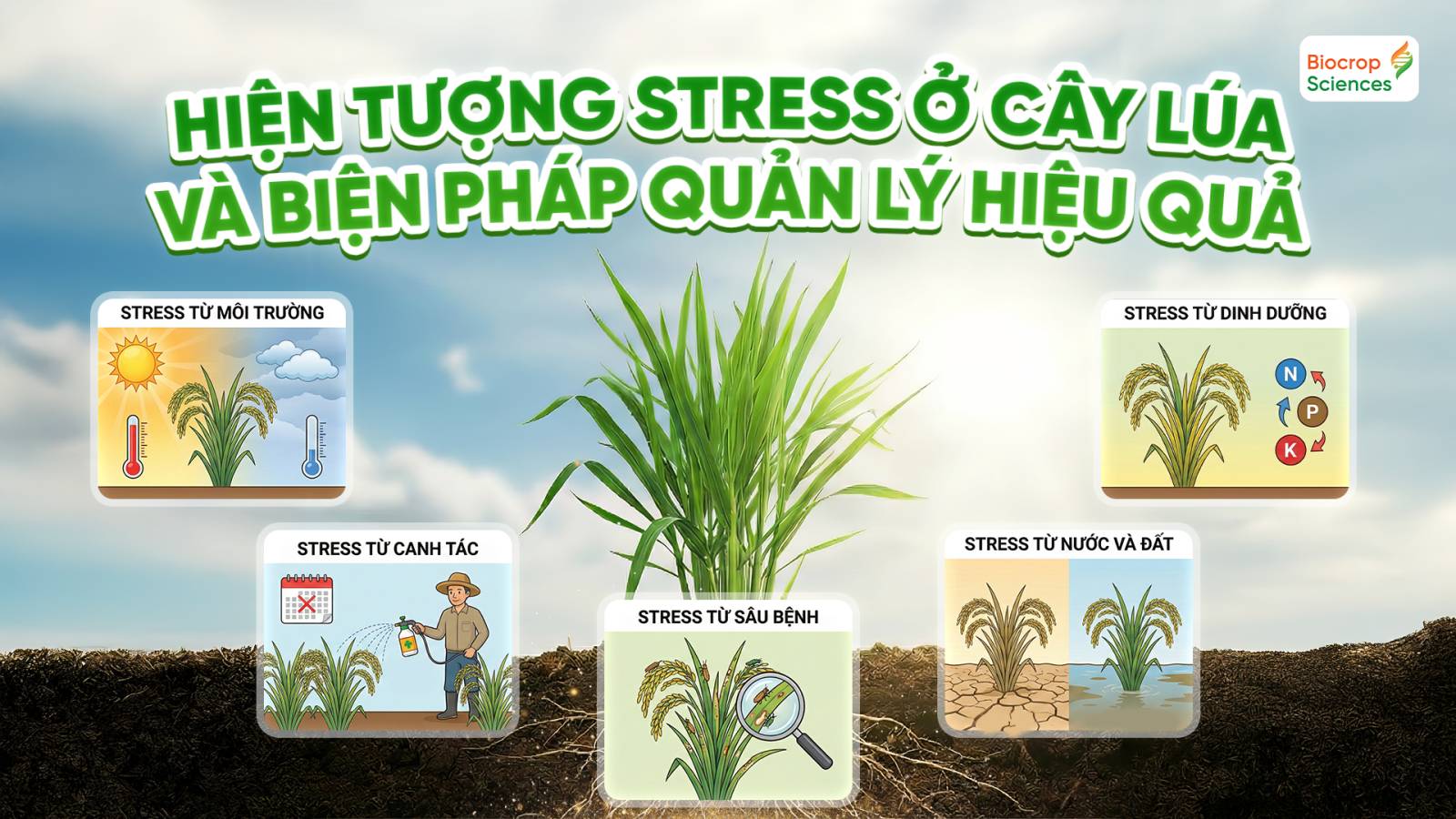 HIỆN TƯỢNG STRESS Ở CÂY LÚA VÀ BIỆN PHÁP QUẢN LÝ HIỆU QUẢ ...